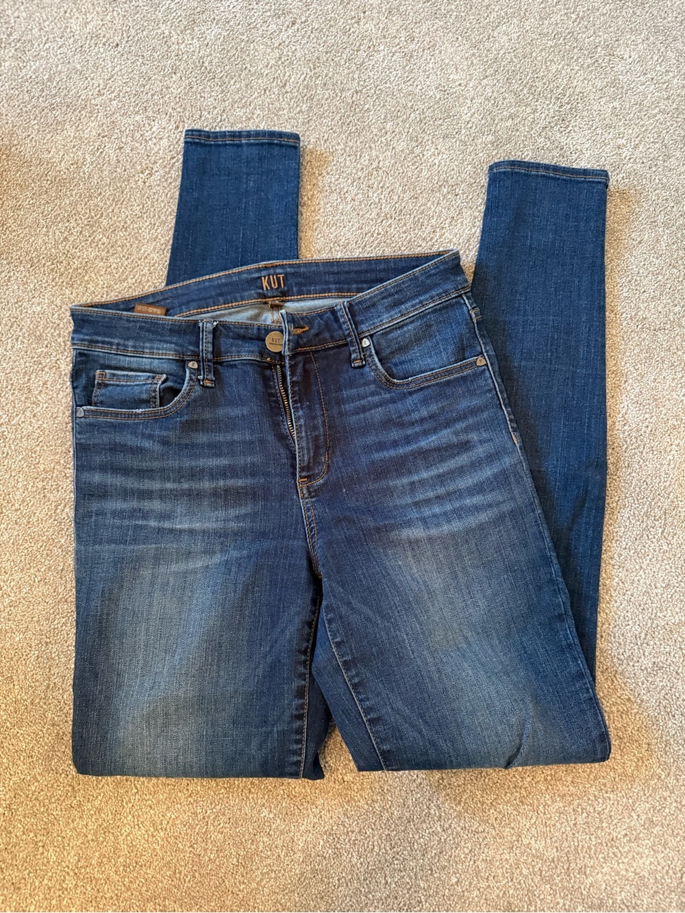 Kut from the Kloth Indigo Blue Skinny Jeans